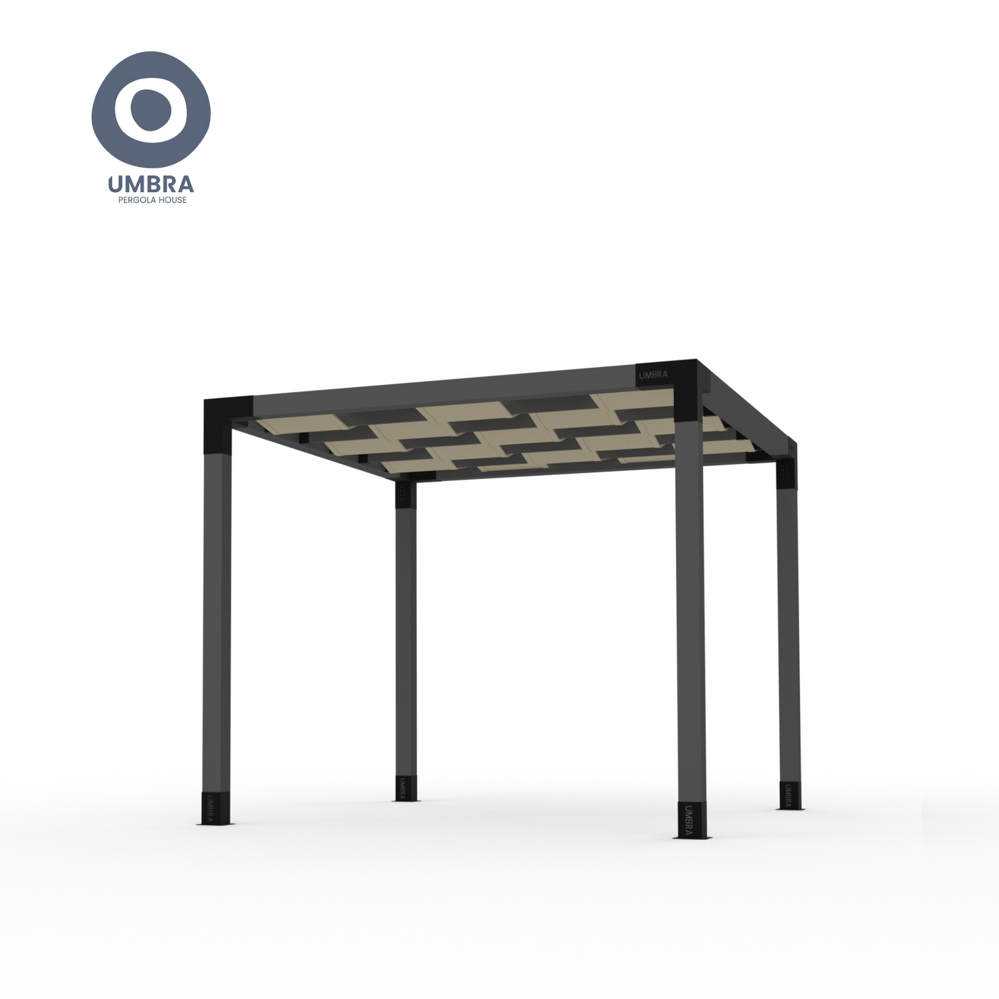 3X3 Meter Pergola - ZigZag Fabric My Store