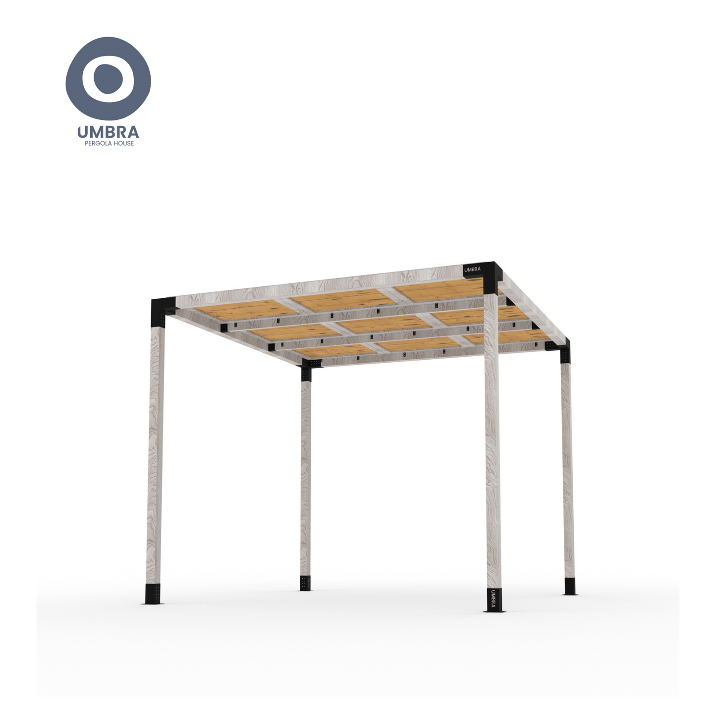 3X3 Meter Pergola - Blazed Reed