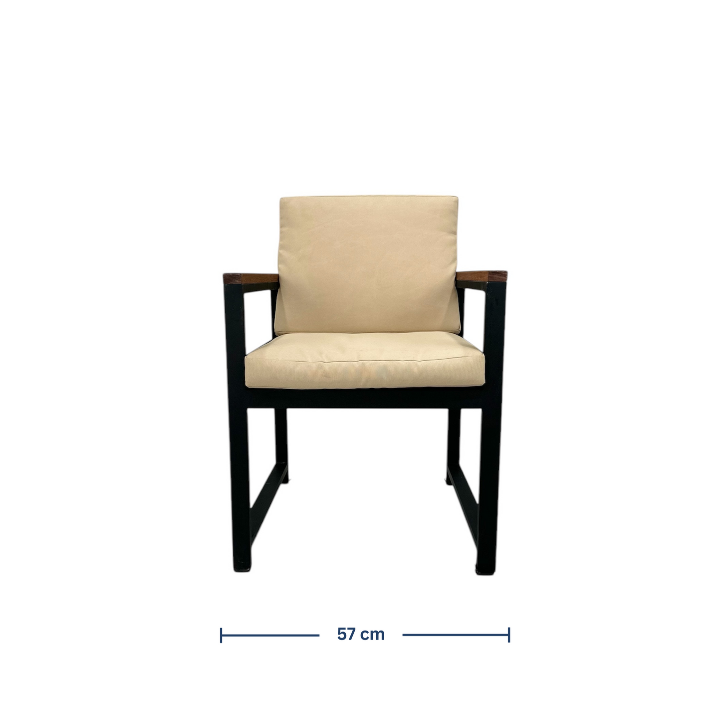 Essential Dining Chair - Aluminum & Teak My Store