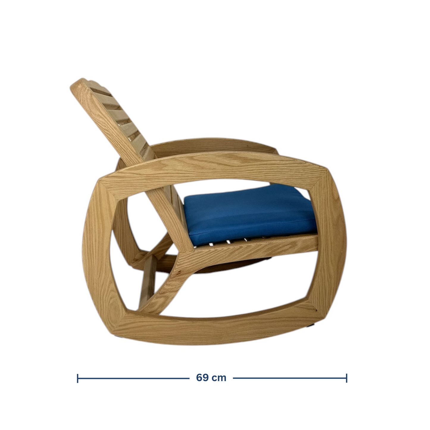 Curv Rocking Chair - Oak Wood My Store