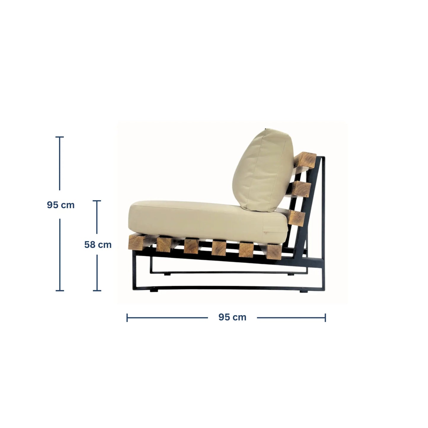 DIY Cantilever Lounge Chair - Pine Wood My Store