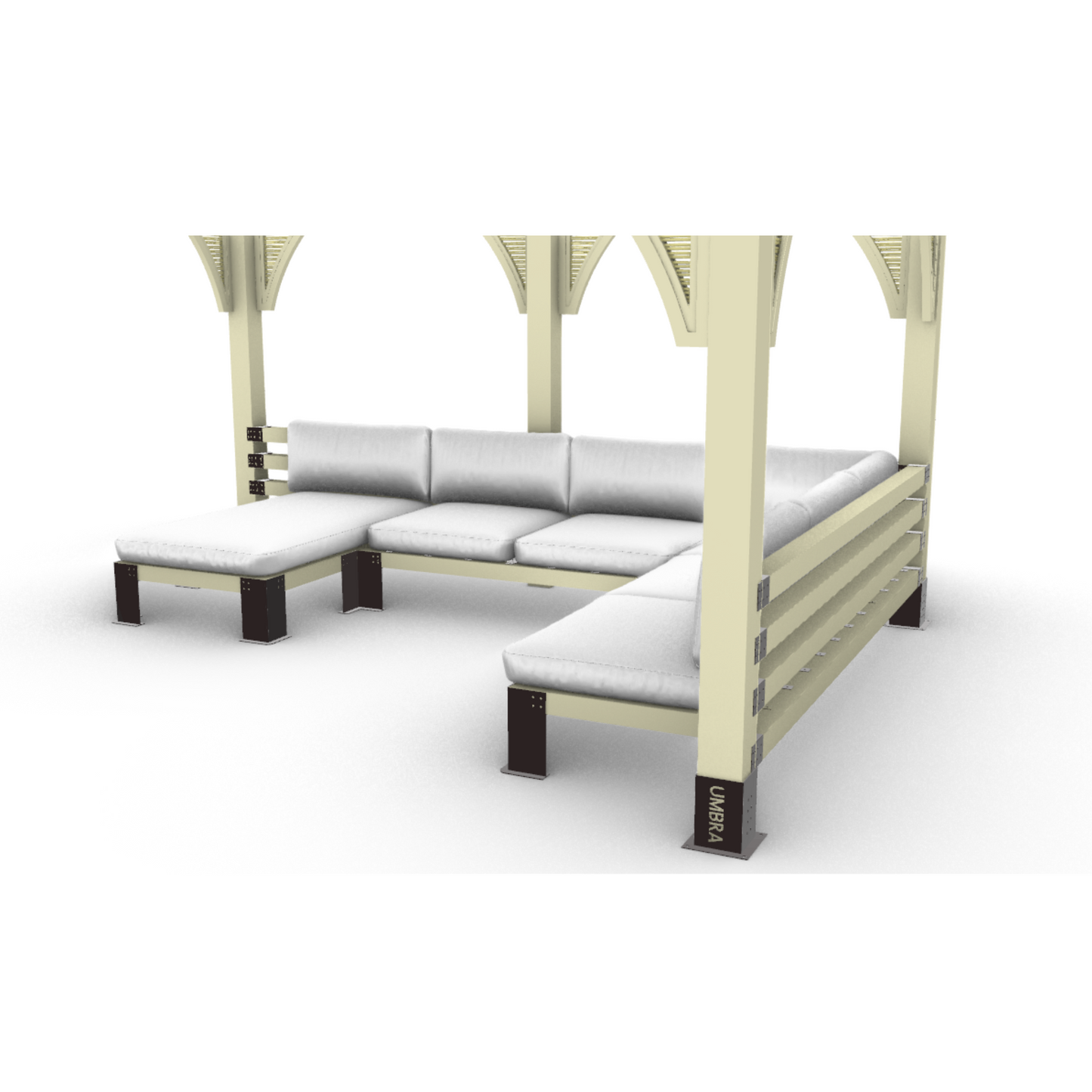 Built-in Sofa Pergola