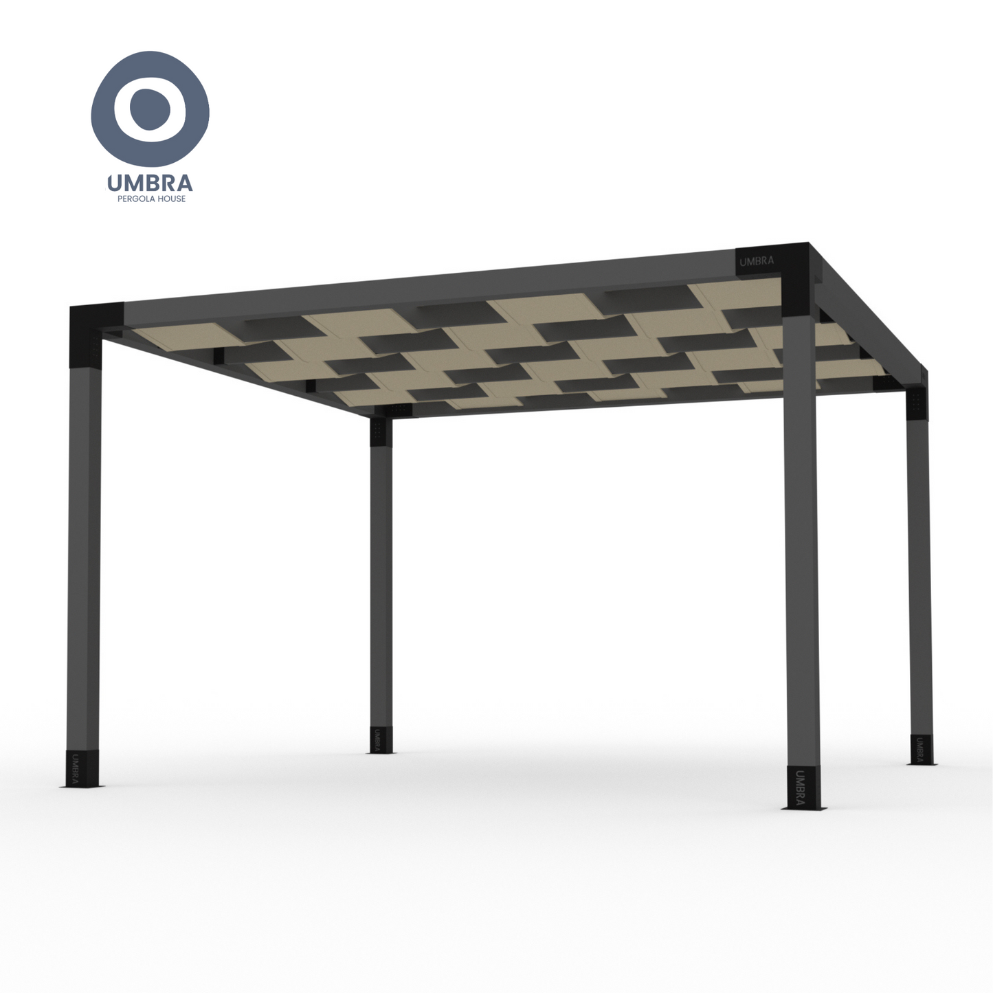 4X4 Meter Pergola - ZigZag Fabric My Store