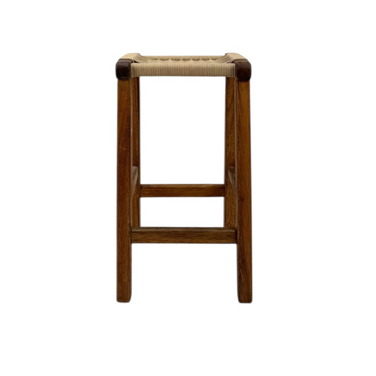 Kheyoot Bar Stool - Teak Wood My Store
